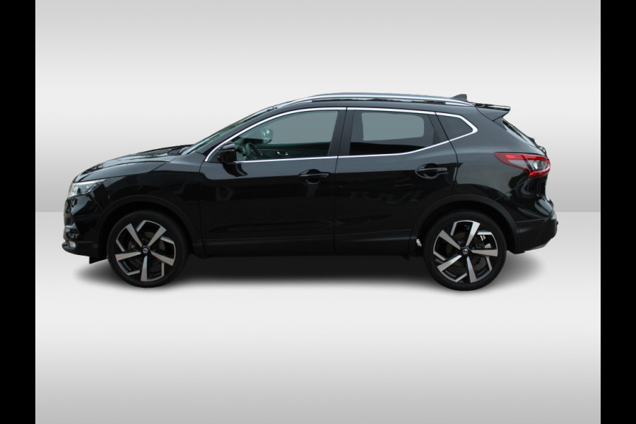 Nissan QASHQAI 1.2 Tekna + / Trekhaak / Panoramadak / 360Camera / Leder / Bose / Keyless / 19'' / Stoelverwarming / Dodehoek / DAB / Cruise Control
