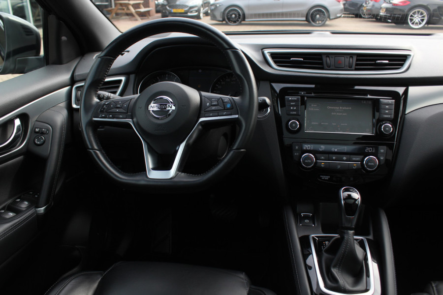 Nissan QASHQAI 1.2 Tekna + / Trekhaak / Panoramadak / 360Camera / Leder / Bose / Keyless / 19'' / Stoelverwarming / Dodehoek / DAB / Cruise Control