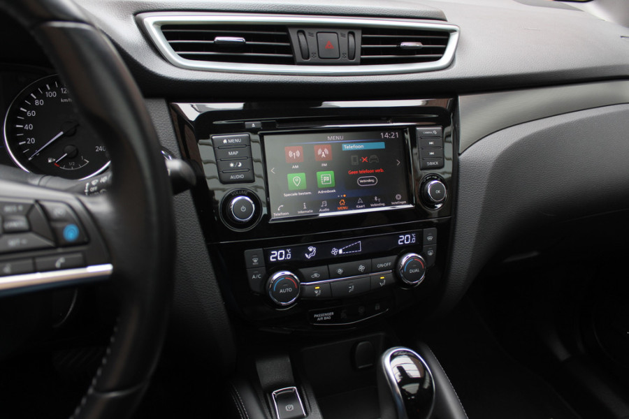 Nissan QASHQAI 1.2 Tekna + / Trekhaak / Panoramadak / 360Camera / Leder / Bose / Keyless / 19'' / Stoelverwarming / Dodehoek / DAB / Cruise Control