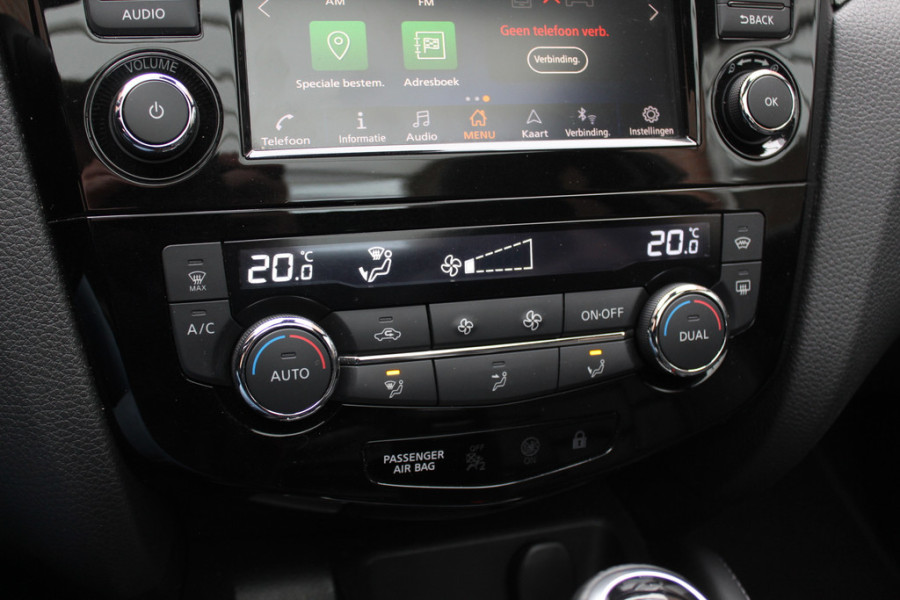 Nissan QASHQAI 1.2 Tekna + / Trekhaak / Panoramadak / 360Camera / Leder / Bose / Keyless / 19'' / Stoelverwarming / Dodehoek / DAB / Cruise Control