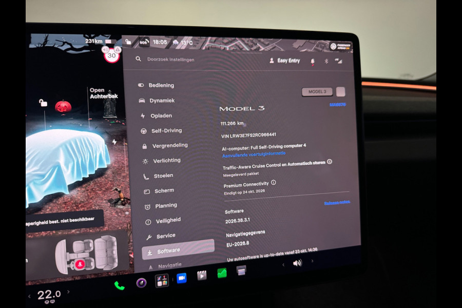 Tesla Model 3 RWD 60 kWh 94% Pano|Self-Drive|Stoelventilatie|Camera