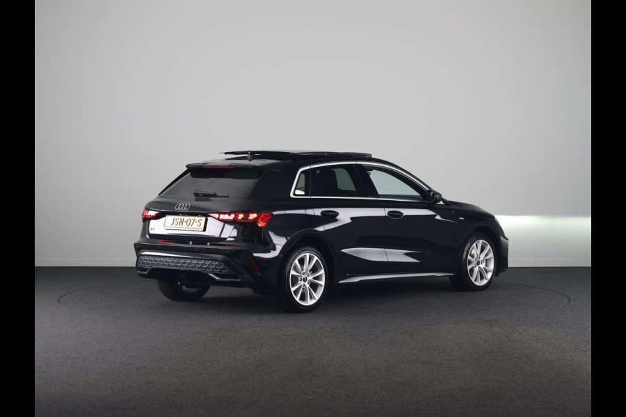 Audi A3 Sportback 40 TFSI e S edition 204pk | Panoramadak | 17 inch lichtmetalen velgen | Sonos Audio | Adaptive cruise controle | |Verlengde garantie
