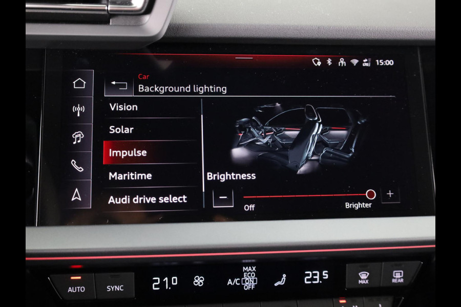 Audi A3 Sportback 40 TFSI e S edition 204pk | Panoramadak | 17 inch lichtmetalen velgen | Sonos Audio | Adaptive cruise controle | |Verlengde garantie