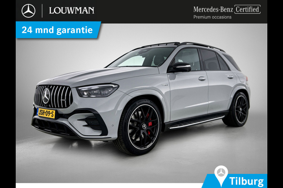 Mercedes-Benz GLE AMG 53 Hybrid 4MATIC+ Premium Plus Alpine grijs | Head Up display | Alarm klasse 3 + 5 | 21 inch multispaaks | Airmatic Alpine grijs | Head Up display | Alarm klasse 3 + 5 | 21 inch multispaaks | Airmatic
