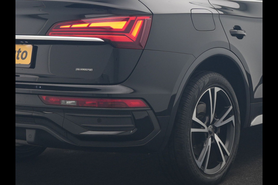 Audi Q5 Sportback 50 TFSI e Advanced edition PHEV 300pk Dealer O.H | SOH 94% | Panodak | Camera | Sportstoelen Verwarmd | Cruise Control | Navigatie | DAB | Virtual | 20"L.M | Plug In Hybrid |