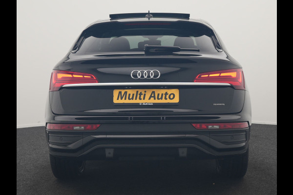 Audi Q5 Sportback 50 TFSI e Advanced edition PHEV 300pk Dealer O.H | SOH 94% | Panodak | Camera | Sportstoelen Verwarmd | Cruise Control | Navigatie | DAB | Virtual | 20"L.M | Plug In Hybrid |