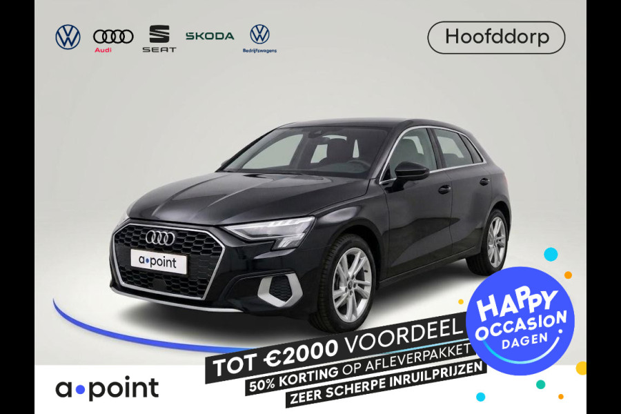 Audi A3 Sportback 30 TFSI Attitude 110pk S-tronic| Navigatie| Apple Carplay/Android Auto | Cruise control | Climate control | LED koplampen | Lichtmetalen velgen 5-spaaks 17" |