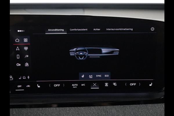 Audi Q6 Sportback e-tron Advanced edition 83 kWh 252 pk | Private lease vanaf € 998,- per maand | Verlengde garantie | Navigatie | Warmtepomp | Panoramadak | Parkeersensoren (Park assist) | Rondomzicht camera | Stoelverwarming v/a |