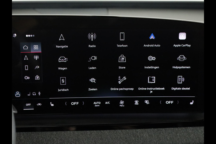 Audi Q6 Sportback e-tron Advanced edition 83 kWh 252 pk | Private lease vanaf € 998,- per maand | Verlengde garantie | Navigatie | Warmtepomp | Panoramadak | Parkeersensoren (Park assist) | Rondomzicht camera | Stoelverwarming v/a |