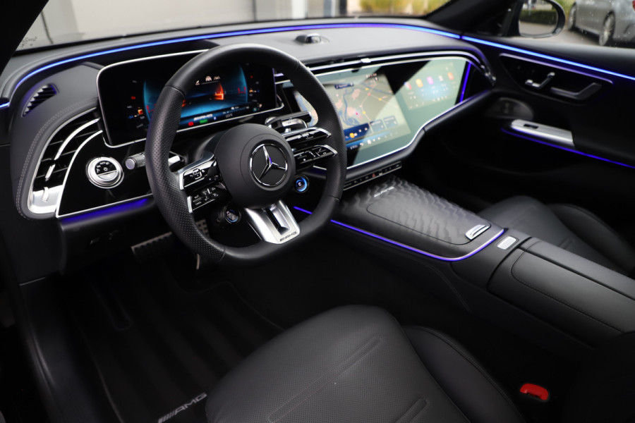 Mercedes-Benz E-Klasse AMG 53 4MATIC+ | Hyperscreen | Head-up | Massage | Achterasbesturing | Burmester 4D | Keyless-go | Distronic+ | Pano | Digital-l