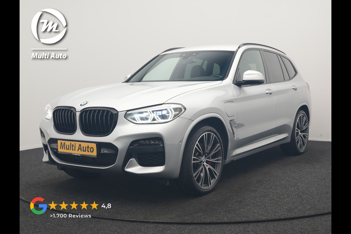 BMW X3 xDrive30e M Sport PHEV 293pk Dealer O.H | SOH 93% | Camera | Head Up | Sfeerverlichting | Sportstoelen & Stuur Verwarmd | Apple Carplay | Cruise Control | DAB | Navigatie | Virtual | 21"L.M | Plug In Hybrid |