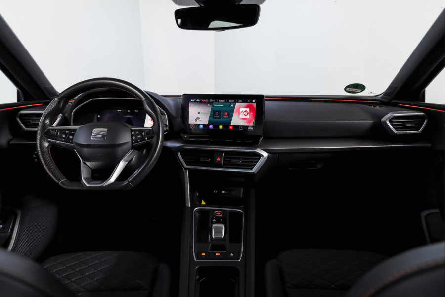Seat Leon 1.4 TSI eHybrid PHEV FR | Dig. Cockpit | Cruise | Stoel-+Stuurverw. | PDC | Camera | NAV + Carplay / Android | ECC | LM 17" |
