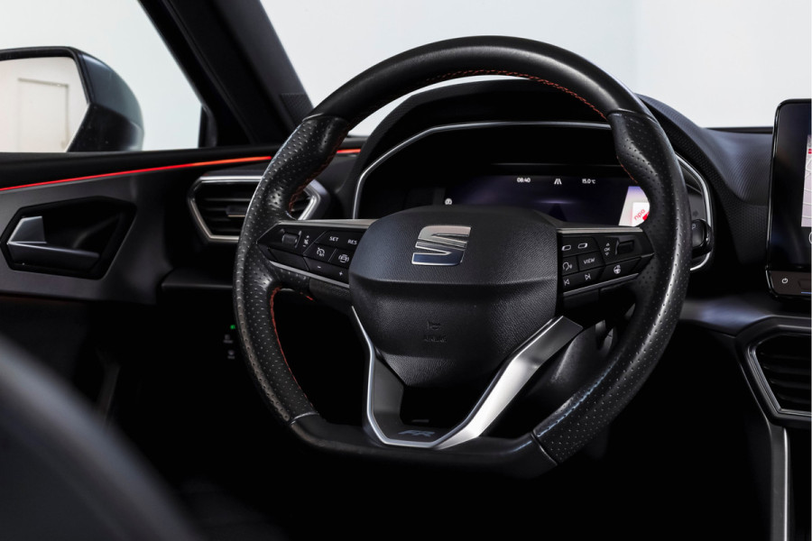 Seat Leon 1.4 TSI eHybrid PHEV FR | Dig. Cockpit | Cruise | Stoel-+Stuurverw. | PDC | Camera | NAV + Carplay / Android | ECC | LM 17" |