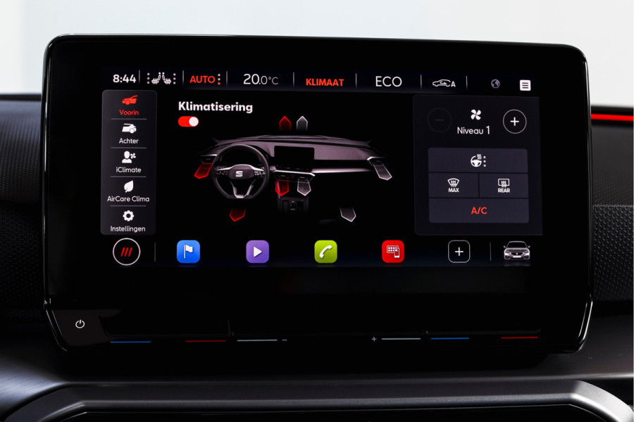 Seat Leon 1.4 TSI eHybrid PHEV FR | Dig. Cockpit | Cruise | Stoel-+Stuurverw. | PDC | Camera | NAV + Carplay / Android | ECC | LM 17" |