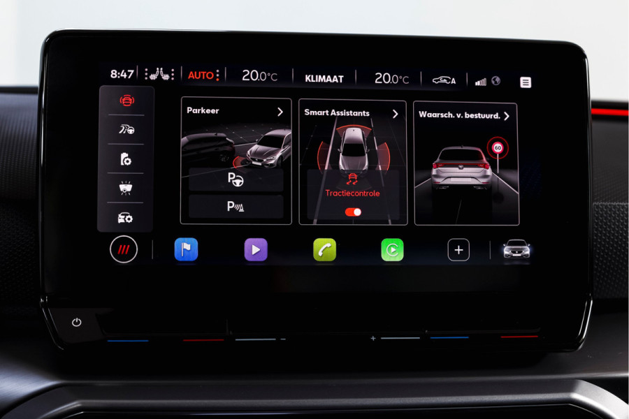 Seat Leon 1.4 TSI eHybrid PHEV FR | Dig. Cockpit | Cruise | Stoel-+Stuurverw. | PDC | Camera | NAV + Carplay / Android | ECC | LM 17" |