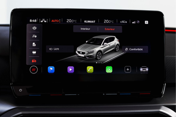 Seat Leon 1.4 TSI eHybrid PHEV FR | Dig. Cockpit | Cruise | Stoel-+Stuurverw. | PDC | Camera | NAV + Carplay / Android | ECC | LM 17" |
