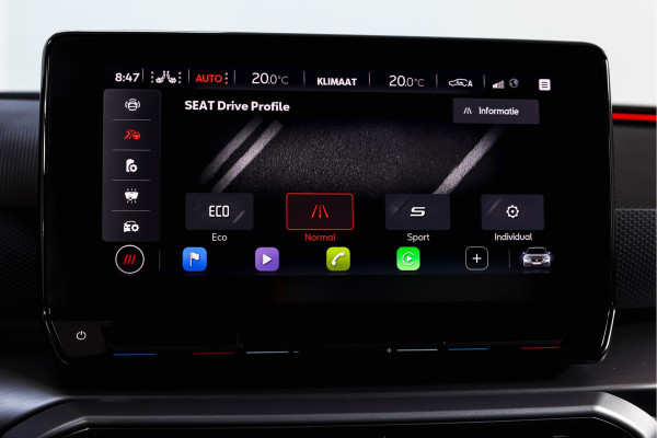 Seat Leon 1.4 TSI eHybrid PHEV FR | Dig. Cockpit | Cruise | Stoel-+Stuurverw. | PDC | Camera | NAV + Carplay / Android | ECC | LM 17" |