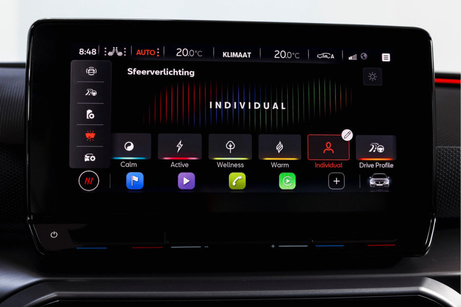 Seat Leon 1.4 TSI eHybrid PHEV FR | Dig. Cockpit | Cruise | Stoel-+Stuurverw. | PDC | Camera | NAV + Carplay / Android | ECC | LM 17" |
