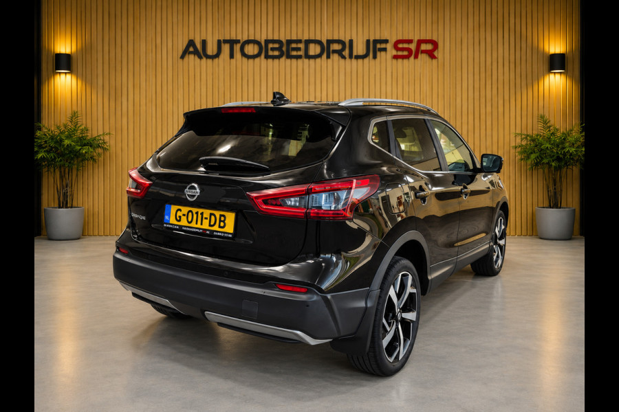 Nissan QASHQAI 1.3 DIG-T Tekna Glasdak! 360'Camera! Navi! Stoelverwarming! Lane Assist! Cruise! Inklapbare Spiegels! Star/Stop!