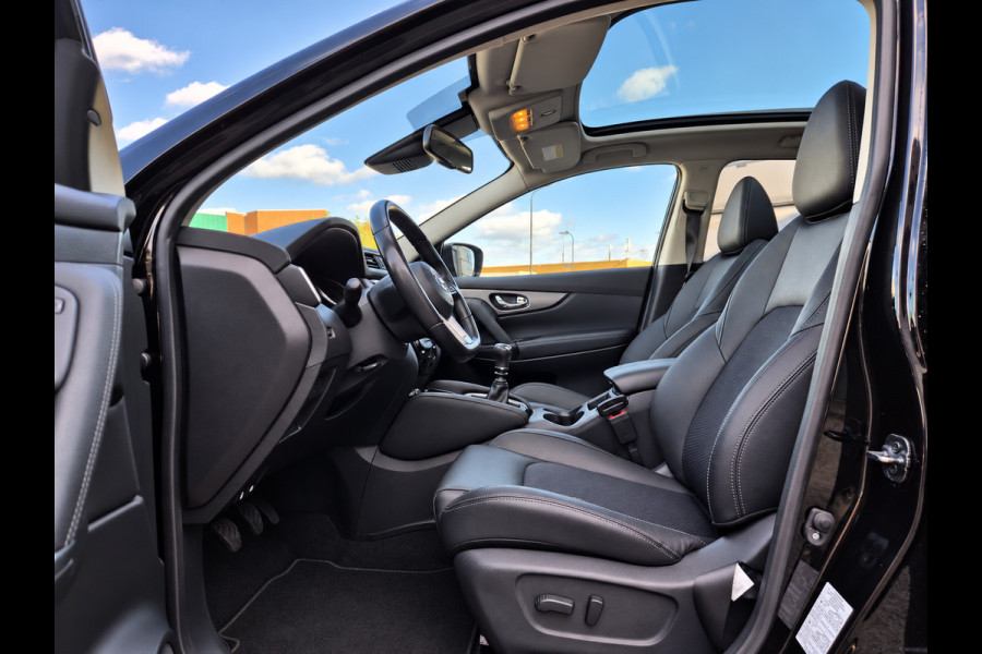Nissan QASHQAI 1.3 DIG-T Tekna Glasdak! 360'Camera! Navi! Stoelverwarming! Lane Assist! Cruise! Inklapbare Spiegels! Star/Stop!