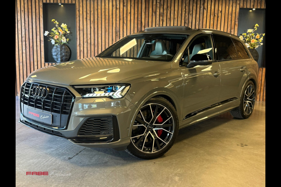 Audi Q7 60 TFSI e quattro Pro Line S Competition / Massage / Memory / 360 Camera / Pano / Stoelventilatie / Gordijn / Carbon