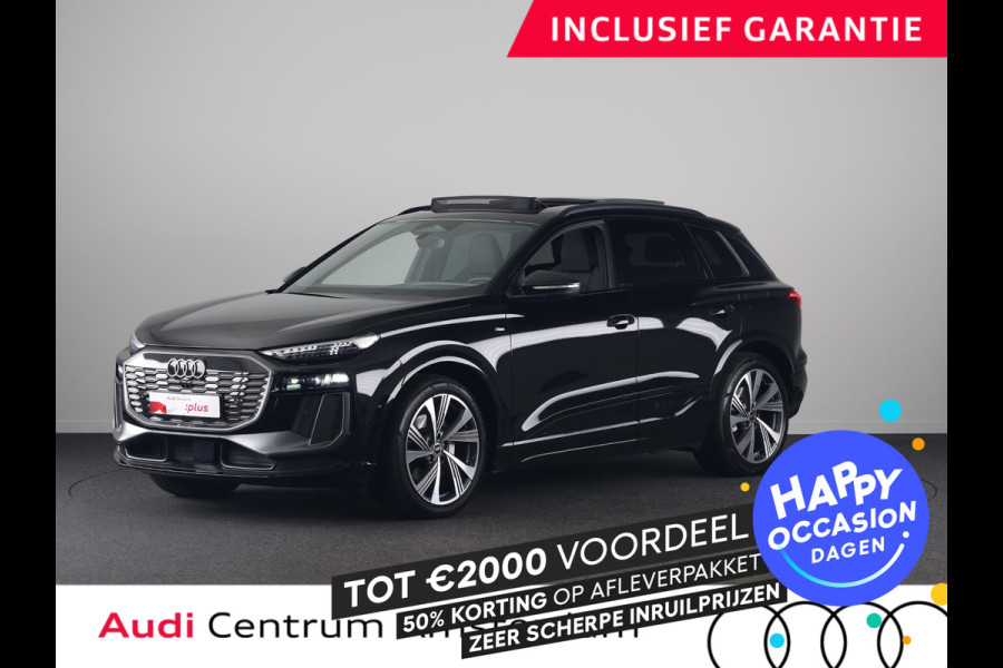 Audi Q6 e-tron S edition quattro 100 kWh 367 pk | Panoramadak | Warmtepomp | Navigatie  | Trekhaak (wegklapbaar) | Park assist | 360° camera | HUD | Passagiersscherm | Bang & Olufsen | S-Line | | Verlengde garantie