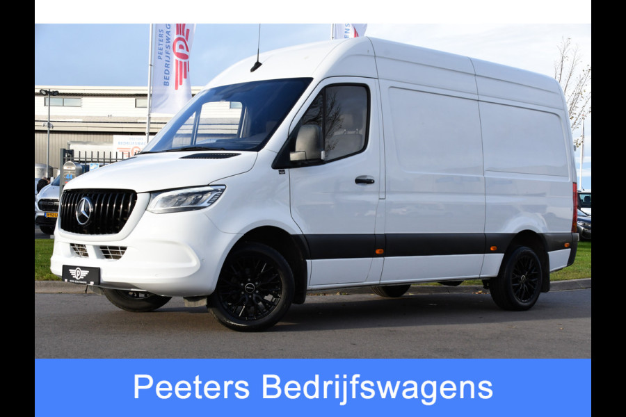 Mercedes-Benz Sprinter 319 3.0 V6 CDI L2H2 RWD AMG Edition Camera, Cruise, Carplay, 190pk, Automaat, Multimedia, LED, Stoelverwarming, Standkachel, Uniek!
