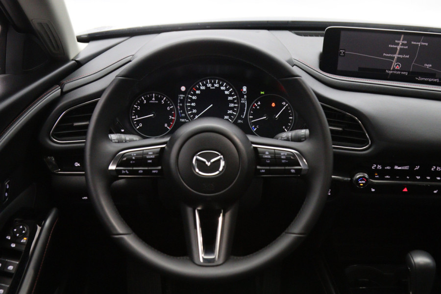 Mazda CX-30 2.5 e-SkyActiv-G M Hybrid Automaat Homura, Adap. Cruise Control, Stoelverwarming, Carplay