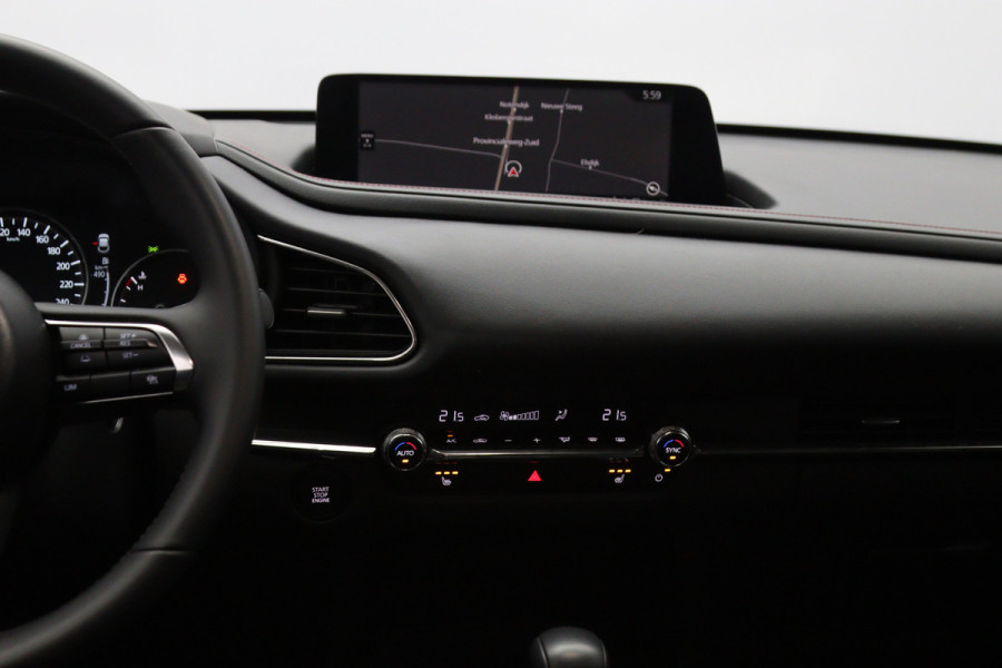 Mazda CX-30 2.5 e-SkyActiv-G M Hybrid Automaat Homura, Adap. Cruise Control, Stoelverwarming, Carplay