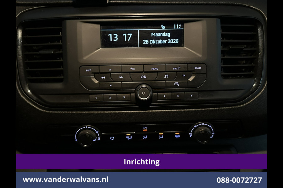 Opel Vivaro 1.5 CDTI L3H1 inrichting Euro6 Airco | Imperiaal | Cruisecontrol | Verwarmbare buitenspiegel Parkeersensoren, Bijrijdersbank