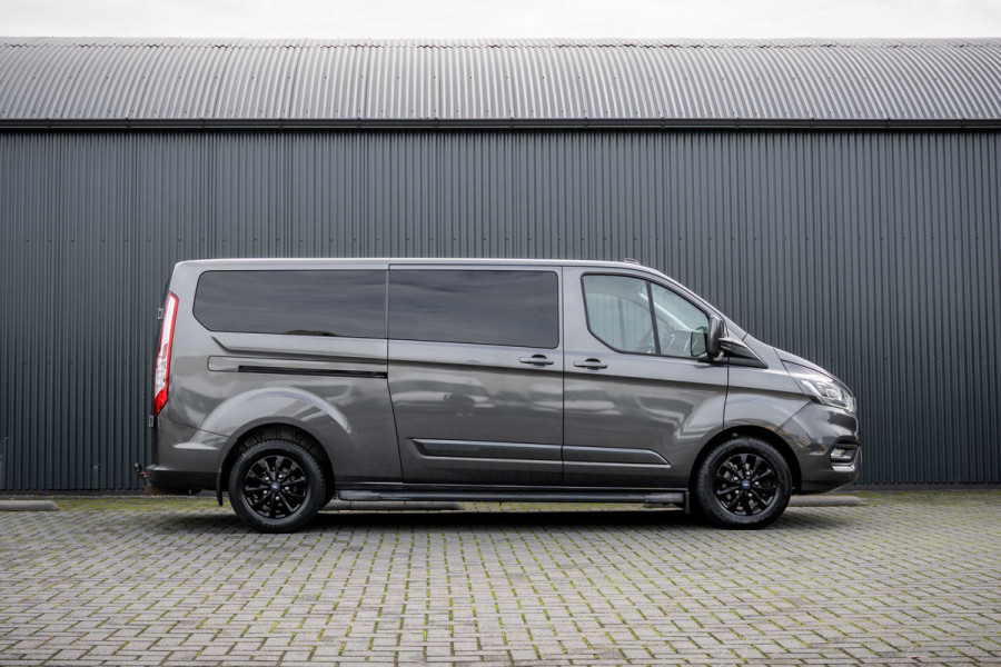 Ford Transit Custom 2.0 EcoBlue L2H1 | Platinum Edition | DC 5-Zits | Automaat | Camera | Cruise | 1e Eigenaar | PDC | Stoelverw. | Schuifdeur L+R |