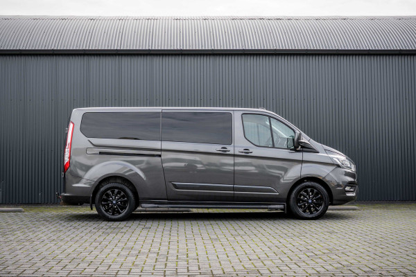 Ford Transit Custom 2.0 EcoBlue L2H1 | Platinum Edition | DC 5-Zits | Automaat | Camera | Cruise | 1e Eigenaar | PDC | Stoelverw. | Schuifdeur L+R |