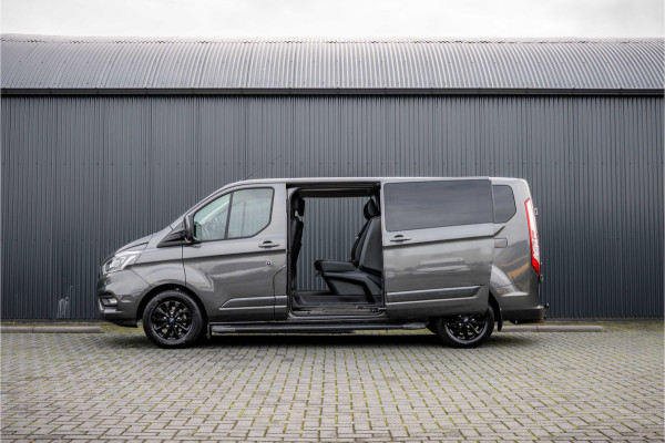 Ford Transit Custom 2.0 EcoBlue L2H1 | Platinum Edition | DC 5-Zits | Automaat | Camera | Cruise | 1e Eigenaar | PDC | Stoelverw. | Schuifdeur L+R |
