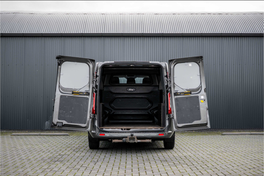 Ford Transit Custom 2.0 EcoBlue L2H1 | Platinum Edition | DC 5-Zits | Automaat | Camera | Cruise | 1e Eigenaar | PDC | Stoelverw. | Schuifdeur L+R |