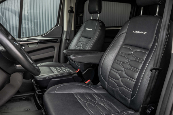 Ford Transit Custom 2.0 EcoBlue L2H1 | Platinum Edition | DC 5-Zits | Automaat | Camera | Cruise | 1e Eigenaar | PDC | Stoelverw. | Schuifdeur L+R |