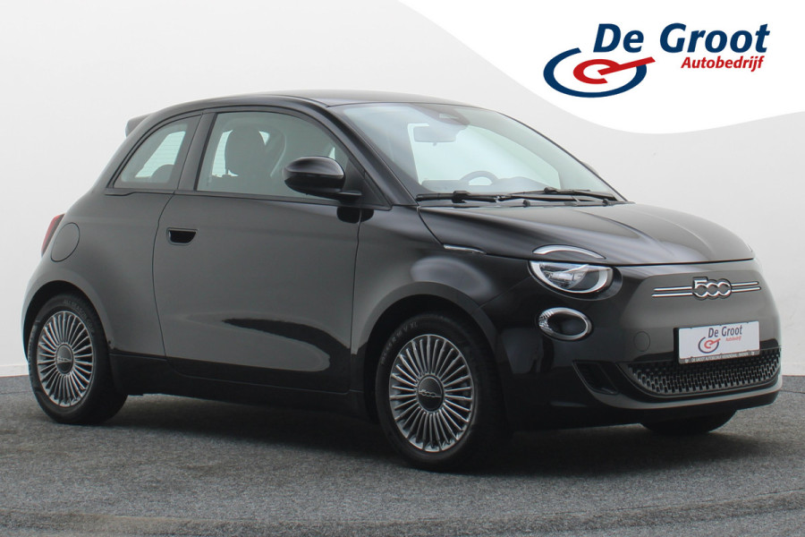Fiat 500E Icon 42 kWh SOH 96,4%, Virtual Cockpit, Apple Carplay, Cruise, Rijstrooksensor, DAB, LED, 16''