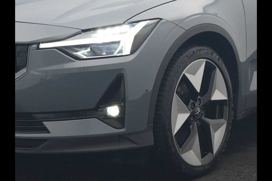 Polestar 2 Long Range Single Motor 78 kWh 231pk | Trekhaak Af Fabriek | Panodak | Adaptive Cruise | 360 Camera | Harman / Kardon | Lederen Sportstoelen Memory & Ventilatie | Stoelen & Stuur Verwarmd | 20"L.M | Keyless | BLIS | Apple Carplay |