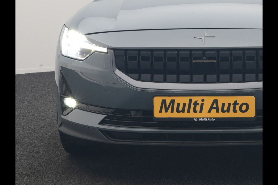 Polestar 2 Long Range Single Motor 78 kWh 231pk | Trekhaak Af Fabriek | Panodak | Adaptive Cruise | 360 Camera | Harman / Kardon | Lederen Sportstoelen Memory & Ventilatie | Stoelen & Stuur Verwarmd | 20"L.M | Keyless | BLIS | Apple Carplay |