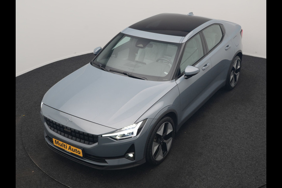 Polestar 2 Long Range Single Motor 78 kWh 231pk | Trekhaak Af Fabriek | Panodak | Adaptive Cruise | 360 Camera | Harman / Kardon | Lederen Sportstoelen Memory & Ventilatie | Stoelen & Stuur Verwarmd | 20"L.M | Keyless | BLIS | Apple Carplay |