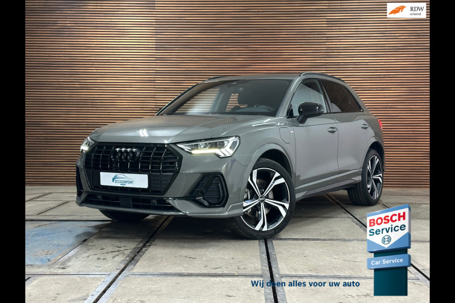 Audi Q3 45 TFSI e S-line Black edition | Chronos Grey | Audi-Sport 20 Inch| Full LED| ACC| Virtual| Camera | Ambient+| MMI+ |