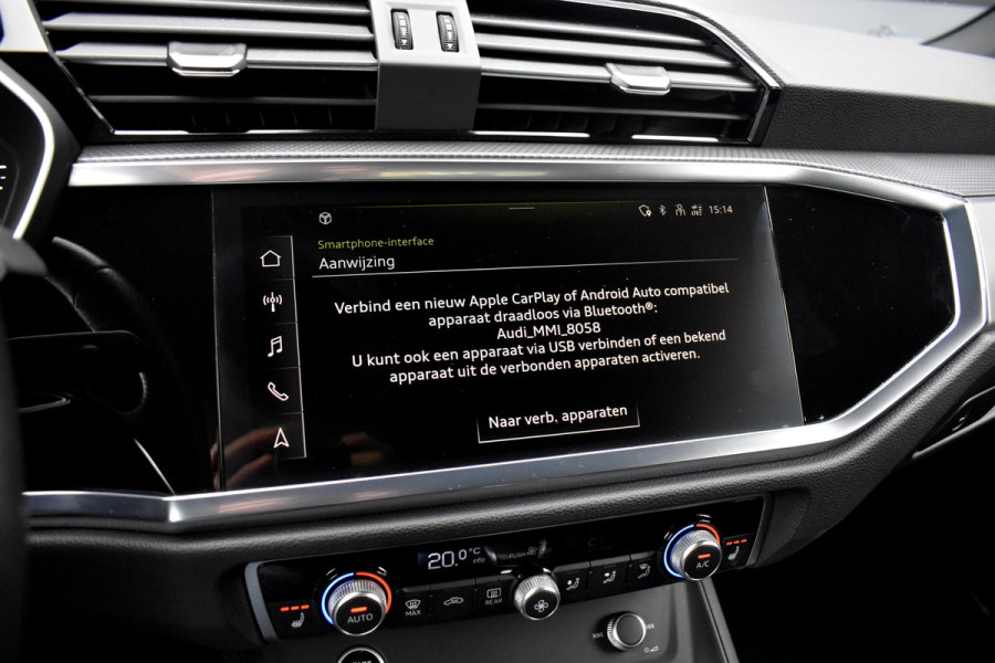Audi Q3 Sportback 35 TFSI S Line | ACC | 20'' Wielen | Trekhaak wegkl. | Stoelverwarming | Camera | Dodehoek |