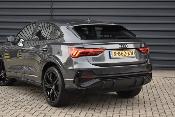 Audi Q3 Sportback 35 TFSI S Line | ACC | 20'' Wielen | Trekhaak wegkl. | Stoelverwarming | Camera | Dodehoek |