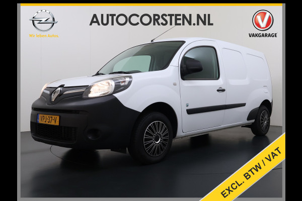 Renault Kangoo Z.E. Maxi Huur Accu Trekhaak Airco Bluetooth Cruise Control SOH 75% Schuifdeur Achterdeuren Tussenwand