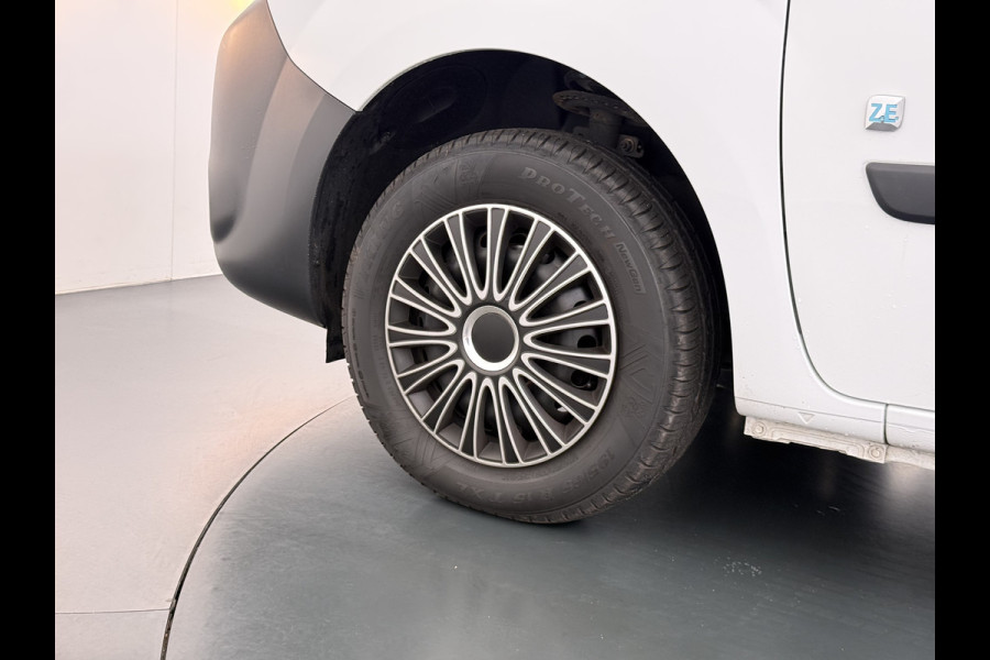 Renault Kangoo Z.E. Maxi Huur Accu Trekhaak Airco Bluetooth Cruise Control SOH 75% Schuifdeur Achterdeuren Tussenwand
