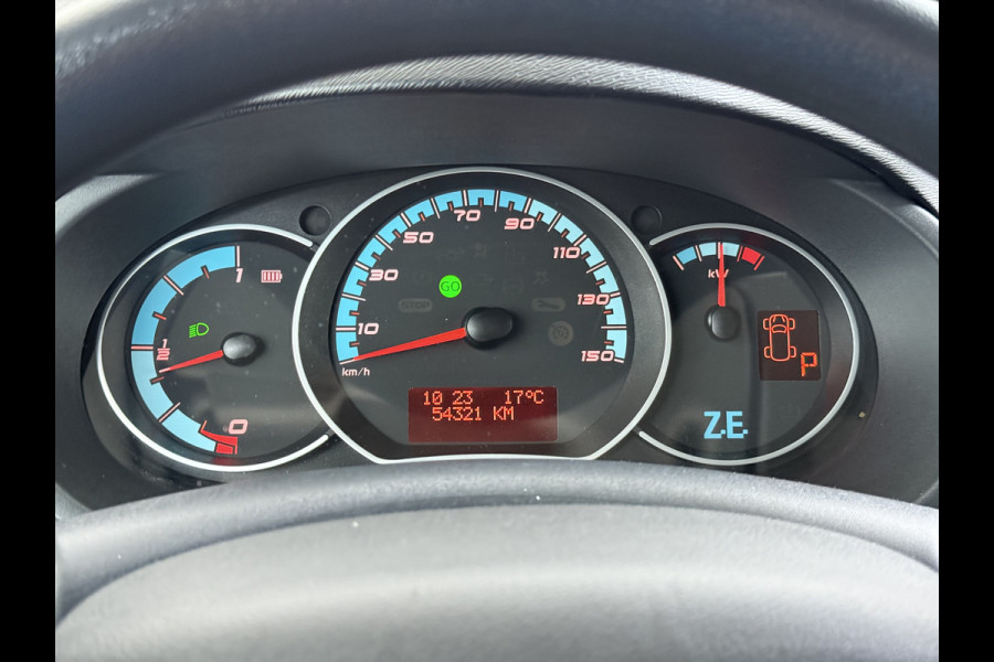 Renault Kangoo Z.E. Maxi Huur Accu Trekhaak Airco Bluetooth Cruise Control SOH 75% Schuifdeur Achterdeuren Tussenwand