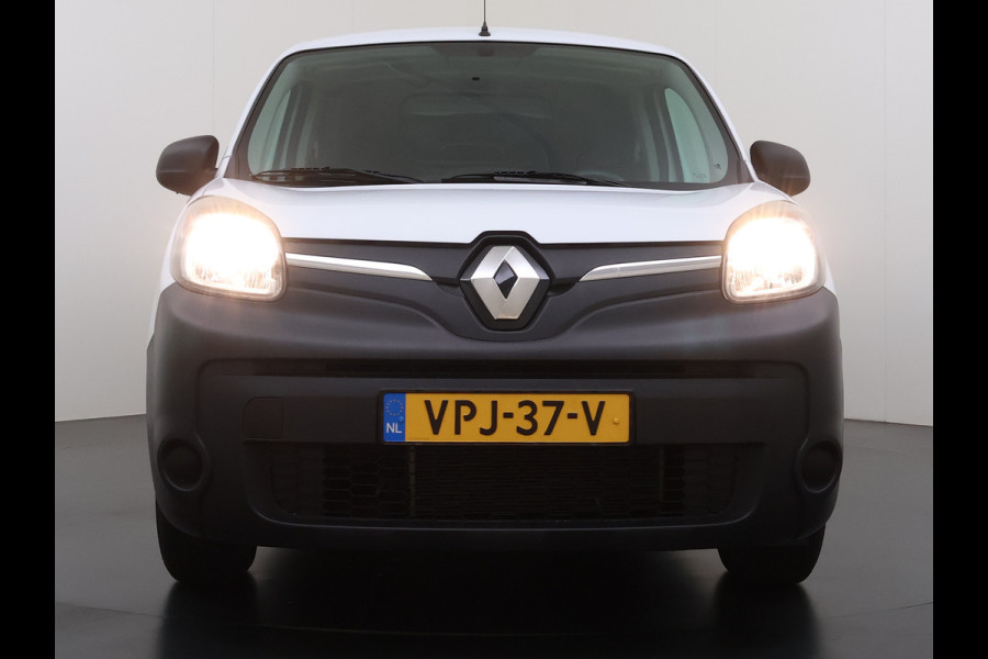 Renault Kangoo Z.E. Maxi Huur Accu Trekhaak Airco Bluetooth Cruise Control SOH 75% Schuifdeur Achterdeuren Tussenwand