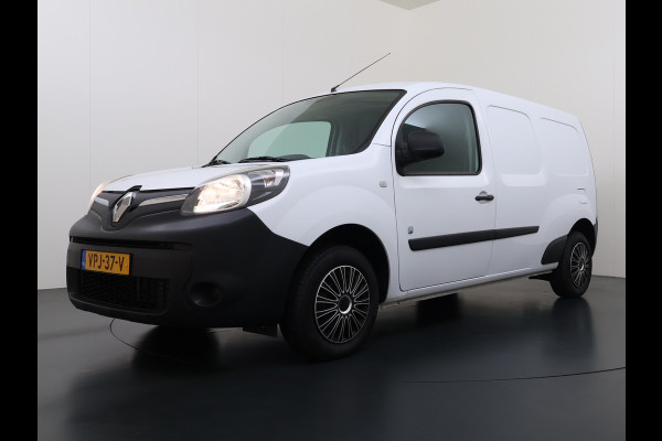 Renault Kangoo Z.E. Maxi Huur Accu Trekhaak Airco Bluetooth Cruise Control SOH 75% Schuifdeur Achterdeuren Tussenwand