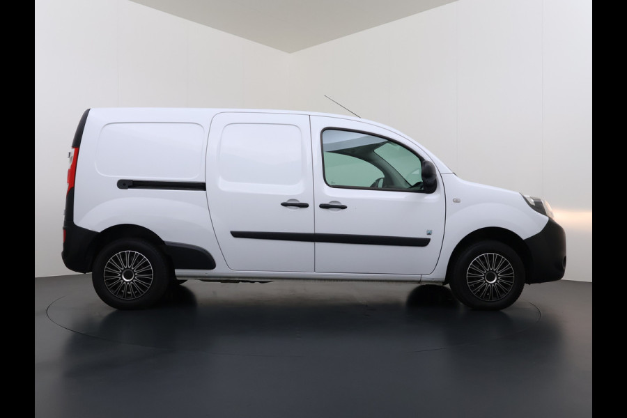 Renault Kangoo Z.E. Maxi Huur Accu Trekhaak Airco Bluetooth Cruise Control SOH 75% Schuifdeur Achterdeuren Tussenwand
