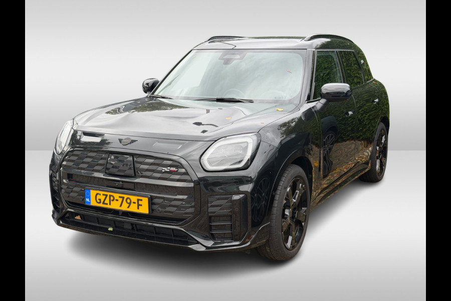 MINI Countryman E John Cooper Works XL 66.5 kWh / SOH 99,9% / Trekhaak / Panoramadak / 360Camera / Head-up / Harman Kardon / 20'' / Leder / Sfeerverlichting / LED / CarPlay / Dodehoek / DAB / ACC