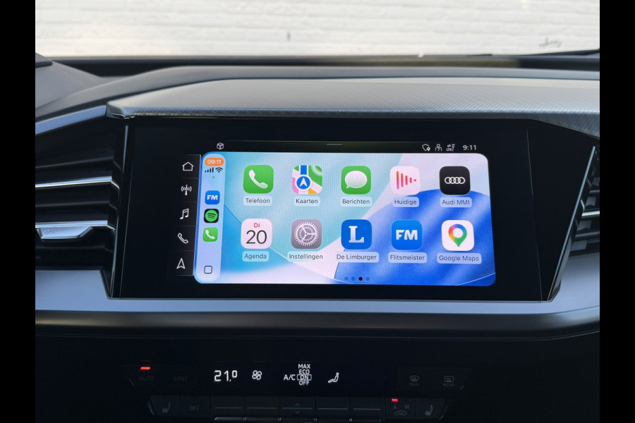 Audi Q4 e-tron 40 Launch edition Advanced 77 kWh SOH 87% Navi Carplay Camera Stoelverw. PDC V+A Electr. Achterklep